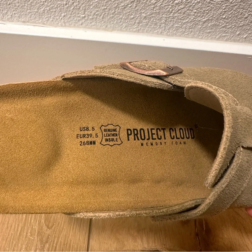 Women’s Project Cloud Suede Clogs in Tan - Picture 5 of 11